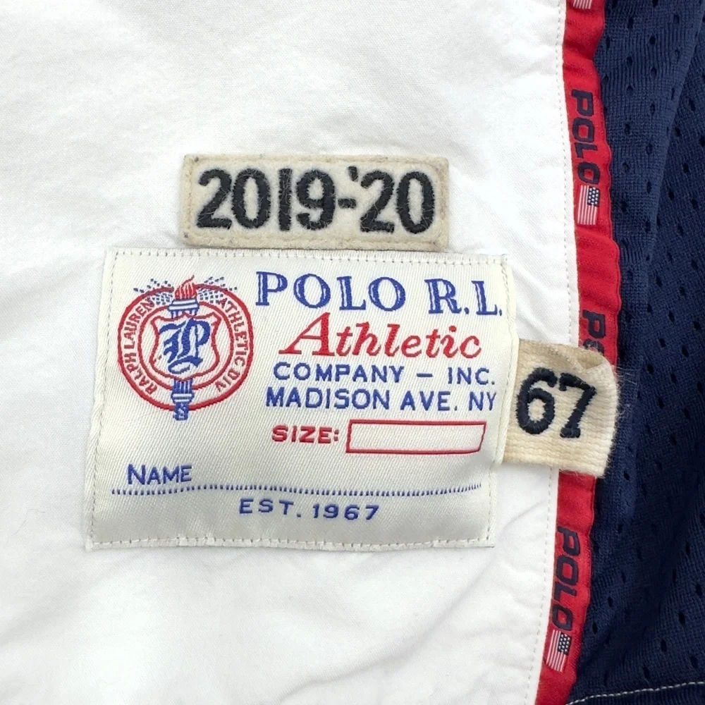 Polo Ralph Lauren Warm Up Shirt Mens Small Shield Jacket Classic Fit Preppy USA